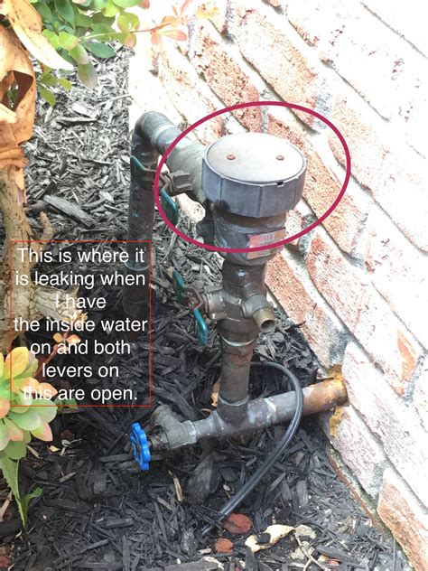 sprinkler main valve leaking|How to Repair a Sprinkler